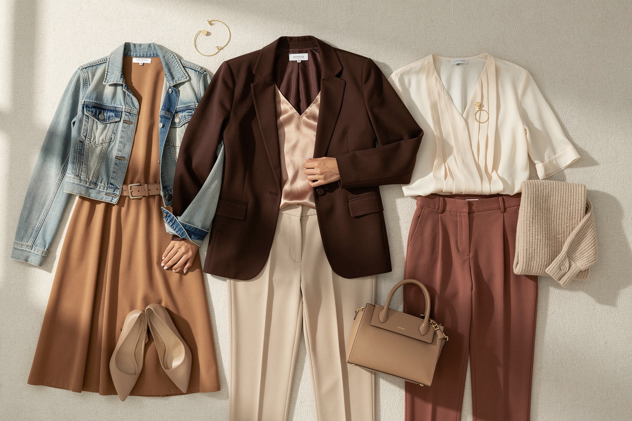 Fashion Gallery styling tips - women wearing versatile casual to elegant clothing pieces
